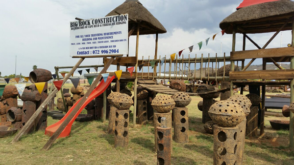 Wooden Jungle Gym
